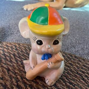 Vintage solid ceramic mouse